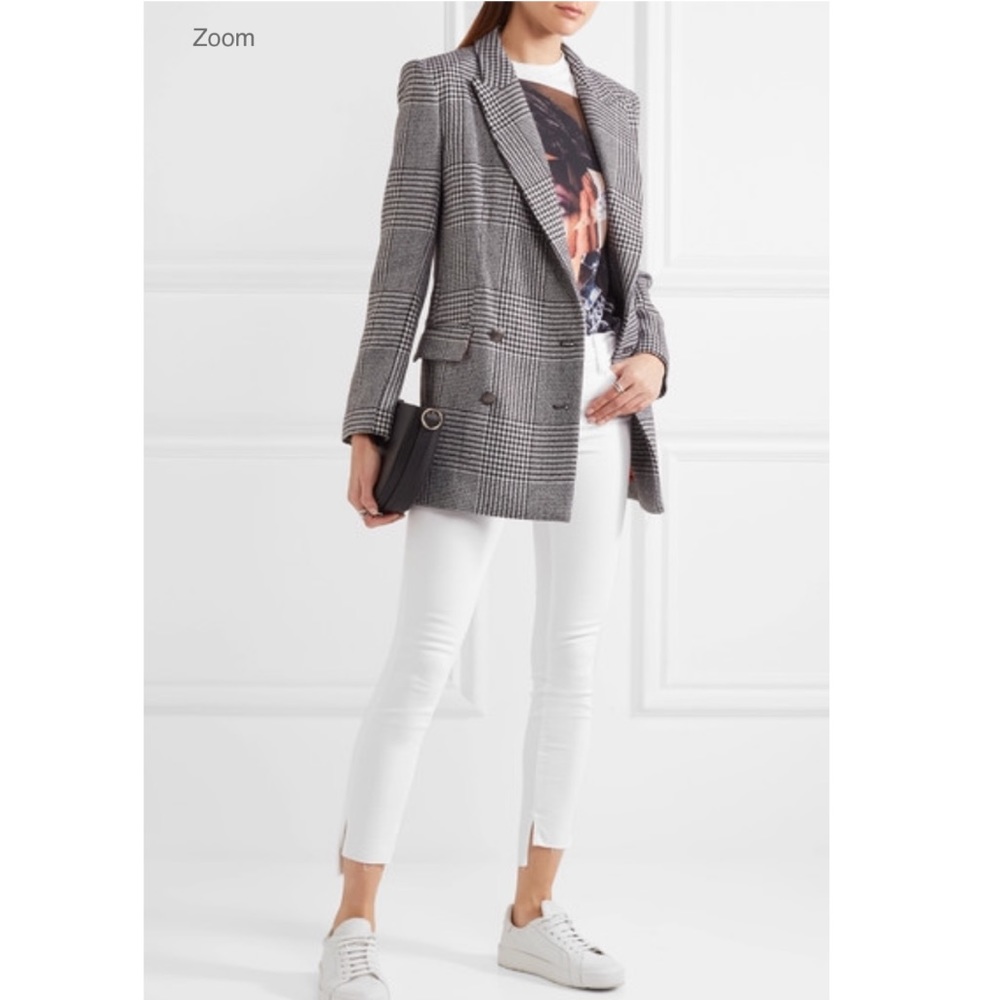 FRAME/ le skinny de Jeanne raw staffer mid rise
